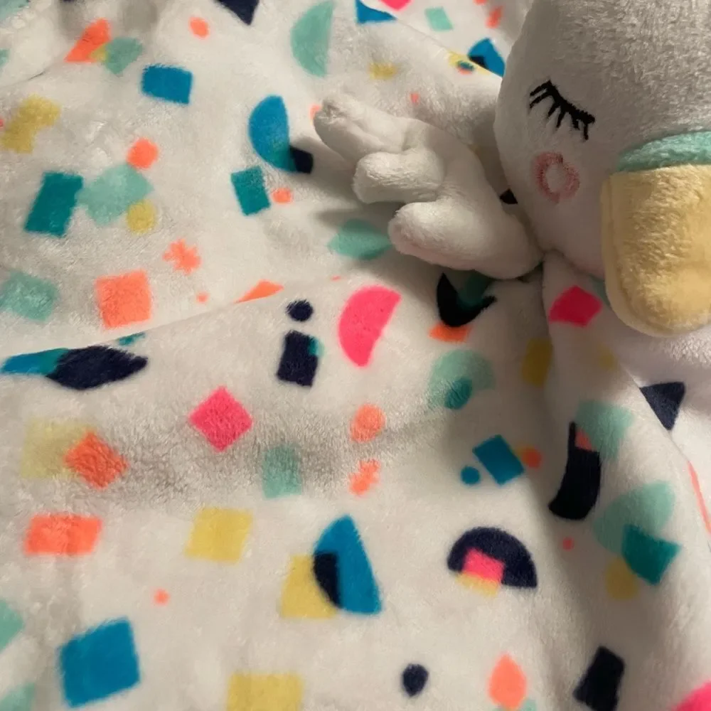 Carters Satin Mouse Lovey Oh Joy Swan Lovey